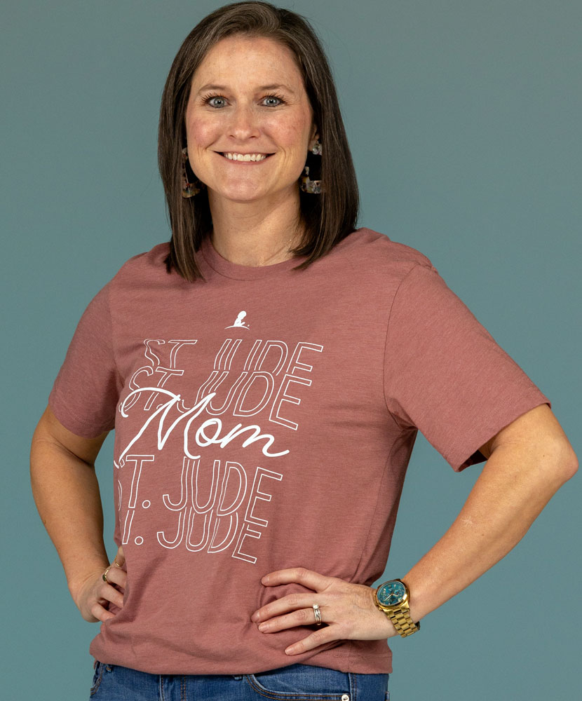 St. Jude Mom Repeat Short-Sleeve T-Shirt